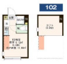マルバ上板橋の間取り図
