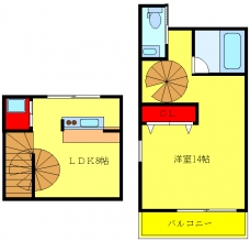 ラフィーネ城北公園の間取り図