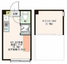 ハーモニーテラス西ヶ原Ⅲの間取り図