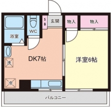 サンハイツ高橋の間取り図