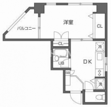 日暮里サンライズマンションの間取り図
