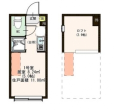 ラフォーレ中板橋の間取り図