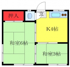 第二丸長荘の間取り図