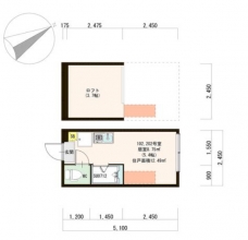 ハーモニーテラス志茂ⅩⅢの間取り図