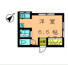 かえで荘の間取り図