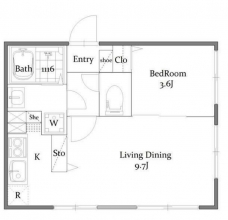 Ａｓｔｅｒ日暮里の間取り図