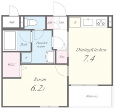 シエルクレール南千住の間取り図