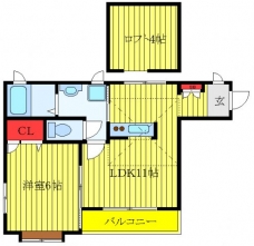 メゾン・グレースの間取り図