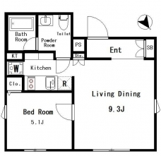 Ｌｕｄｅｎｓ東新町の間取り図