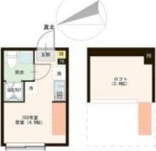 UrbanTerraceときわ台の間取り図
