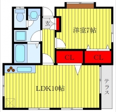 TNハウスの間取り図