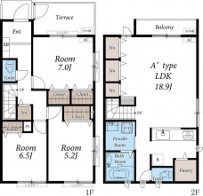リブリ・夏椿の間取り図