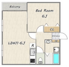 Ciel　Clairの間取り図