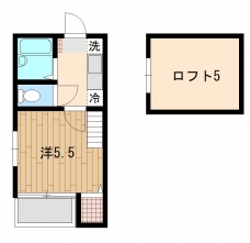 Studioの間取り図