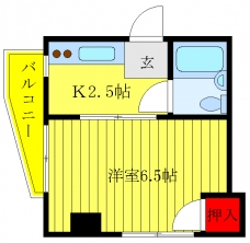 小野マンションの間取り図
