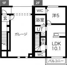 eterfort　B棟の間取り図