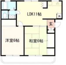 ヒルズハピネスの間取り図
