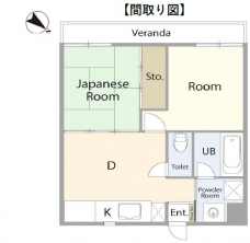 大畠与野ビルの間取り図