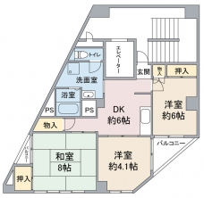 ダイサンコーポ並木の間取り図