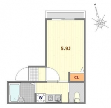 Fontaine尾久の間取り図
