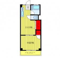 ハイツ高康の間取り図