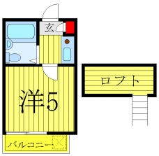 第８小野ハイムの間取り図
