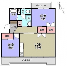 第２松本マンションの間取り図