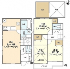 Kolet東浦和#14の間取り図