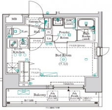 アンベリール西川口参番館の間取り図