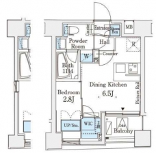 レジデンス文京春日の間取り図