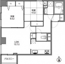 ベルフォーレ御徒町の間取り図