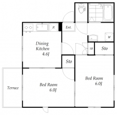 ガーデンハイムAの間取り図