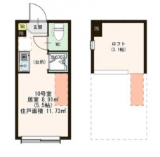 ラフォーレ中板橋の間取り図