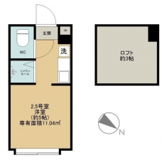 LEDミラージュの間取り図