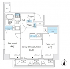 クラリティア板橋本町の間取り図