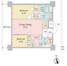 ＬｉｖｅＣａｓａ西台の間取り図