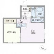 グローリオシェルト志村坂上の間取り図