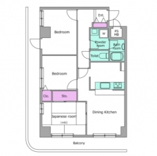 ビエラコート南浦和の間取り図