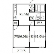 メゾンフレグランスの間取り図
