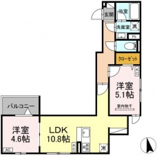 (仮称)板橋区前野町1丁目PJの間取り図