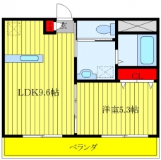 フラワーハイツ3番館の間取り図