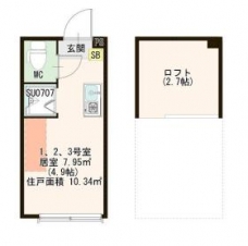 ハーモニーテラス中板橋Ⅱの間取り図