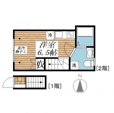 カーサビアンカ高松の間取り図