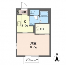 ファミールＣの間取り図