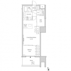 ザ・パークハビオ北千住の間取り図