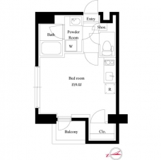 アズールコート町屋パサージュの間取り図