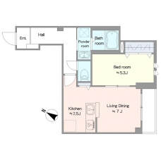 イーストIMの間取り図