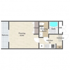 Brookdeanの間取り図