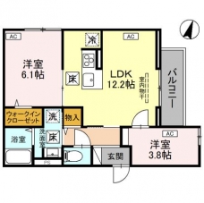 ノーブルパレス上木崎の間取り図