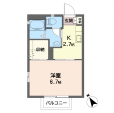 サザンコートの間取り図